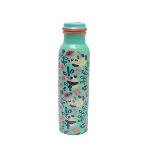 Botella de agua de cobre puro más vendida, vasos de plástico impresos con esmalte para cocina y mesa, regalos de negocios para beber directamente - Product Image 4