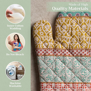 Gants de cuisson en silicone de qualité commerciale résistants à la chaleur pour les restaurants, les cuisines domestiques et les boulangeries avec une température maximale - Product Image 3