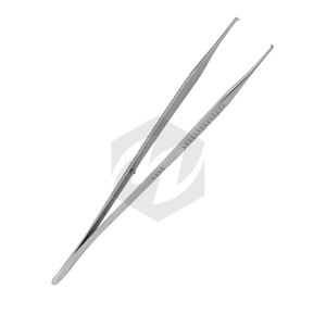 Fórceps Adson con 1x2 dientes 4 3/4 pulgadas herramienta de agarre quirúrgico punta fina tejido delicado manejo instrumentos médicos - Product Image 3