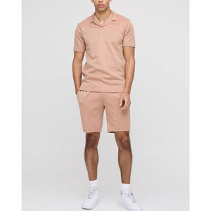 Ensembles de shorts d'été pour hommes Ensembles de shorts et de t-shirts à manches courtes deux pièces Ensemble de survêtements d'été pour hommes en taille normale décontractée personnalisée - Product Image 1