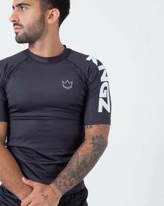 High Quality OEM Compression MMA Rash Guard with Spandex/Polyester Material Custom Design for <b>Men's</b> Adult Optimal Performance - Product Image 5