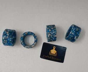 Anillos para Servilletas de Alta Calidad, Piedra Natural con Resina Epoxi, Decoración para Mesa de Boda, Porta Servilletas al Mejor Precio - Product Image 4