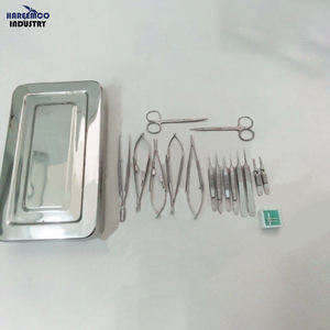 Juego de Instrumentos de Microcirugía Manual de Acero Inoxidable de Marca Personalizada HAREEMCO INDUSTRY, Alta Calidad, Reutilizable, Garantía de 3 Años - Product Image 1