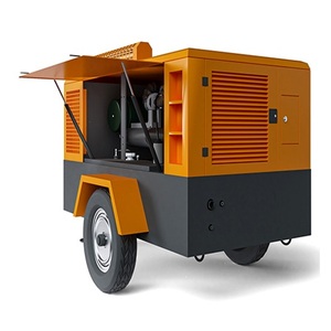 Compresor de Aire de Tornillo Diésel de Grado Industrial de Alta Eficiencia, Potente, Lubricado, Refrigerado por Aire, con 5 Años de Garantía - Product Image 3