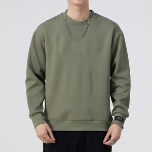 เสื้อสเวตเชิ้ตผู้ชายคอกลมแบบหนา ผ้าฝ้าย 100% สกรีนโลโก้ 3 มิติ แบบนูน  สำหรับสตรีทแวร์  บริการ OEM - Product Image 2