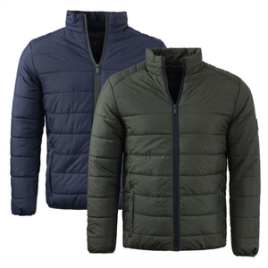 men's jackets Custom Waterproof Winter Jacket with Stand Collar Warm Cotton <b>Padded</b> Bubble Puffer Hip Hop Style Outdoor Casual - Product Image 6