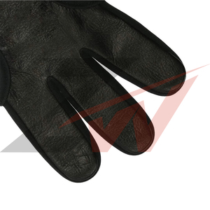<b>Fingerless</b> Leather <b>Gloves</b> With Adjustable Wrist Strap For Outdoor Use Unisex All Seasons Archery Hunting Deer Leather <b>Gloves</b> - Product Image 5