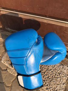 Gants de boxe de sac de sable professionnels pour hommes et femmes pour les arts martiaux Muay Thai Fighting pour Velcro Support de poignet Crochet et boucle - Product Image 5