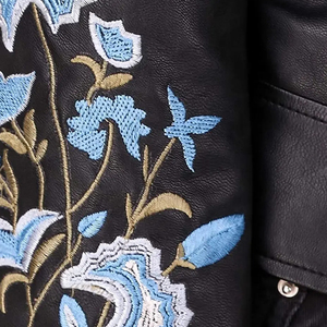 Chaquetas de mujer de cuero genuino de alta calidad Chaquetas transpirables de invierno para mujer de diseño personalizado - Product Image 6