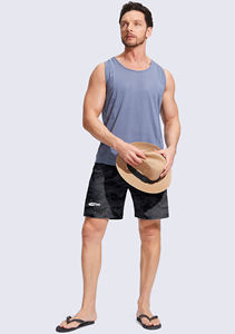 Pantalones Cortos Deportivos de Verano para Hombre, Ligeros, 100% Poliéster, Tejido de Punto, Secado Rápido, Transpirables, con Logotipo Personalizado Sublimado - Product Image 3