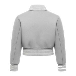 Vente en gros de veste universitaire vierge personnalisée veste de baseball universitaire personnalisée fabrication de veste Letterman brodée pour femme - Product Image 2