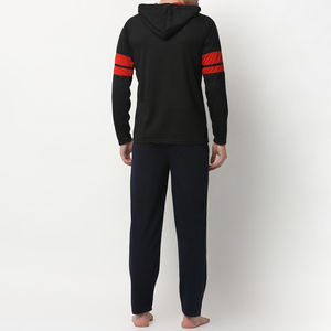 Survêtements solides imprimés à capuche d'hiver respirants pour hommes vêtements de jogging de course légers de haute qualité - Product Image 2