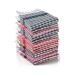 Paño de Cocina Ecológico de 20x30 Pulgadas, 100% Algodón, Bordado de Diamantes, Textura de Sarga de Golf, Absorbente Premium, Tinte Natural, para Uso Diario - Product Image 6