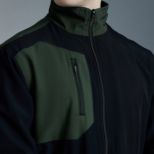 Veste légère d'extérieur pour hommes, vêtements de sport décontractés en polyester, survêtement de jogging, survêtement deux pièces pour hommes - Product Image 4
