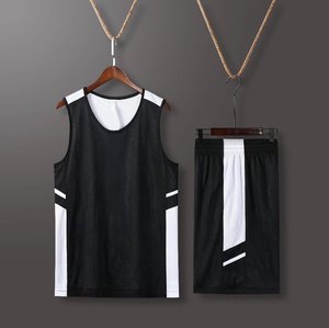 Uniformes de baloncesto de primera calidad negro y amarillo con sublimación naranja conjunto transpirable estilo Jersey - Product Image 3