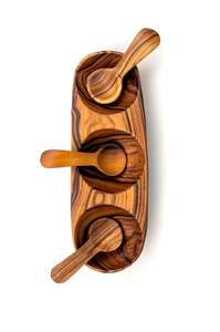 HANDLE Natural Teak Or Acacia Wooden Kitchen Utensils Set With <b>Spoon</b> Rest Wooden <b>Cooking</b> <b>Spoons</b> Set and Utensils <b>Holder</b> - Product Image 6