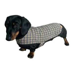 Dachshund Coats Wholesale Pet Apparel Clothing Fashion Coats, In Solid Color Warm Fitted Dog Jacket BY Fugenic Industries
