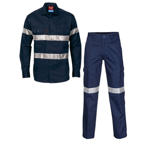 Vente directe d'usine uniformes de construction de sécurité combinaison de soudage combinaison de travail porte des costumes prix raisonnable logo personnalisé OEM - Product Image 1