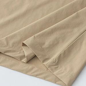 Camisa de Golf de Manga Corta para Hombre, Tejida en Lona, Transpirable, de Color Sólido, con Cuello con Cremallera, Estilo Casual, Largo Regular - Product Image 3