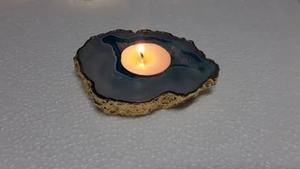 ที่รองแก้วหินอาเกตดีไซน์หรูหราพร้อมสีที่ออกแบบเอง สำหรับตกแต่งสำนักงานและบ้าน - Product Image 5