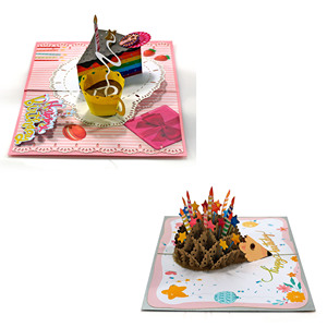 3D Greeting <b>Card</b> Collection Custom Designed for <b>Business</b> As a Gift for Customers' Birthdays - Product Image 1