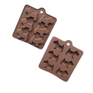 Cute Dog Shape <b>Silicone</b> Mold-BPA Free Food Safe Customized Color for Chocolate Ice Soap & <b>Baking</b> Resin Embossing - Product Image 3