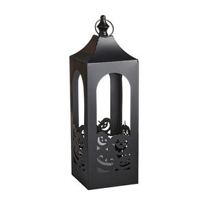 2025 Halloween spécial argent noir métal bougeoir lanterne citrouille découpe décorations pour la maison pour les mariages noël nouvel an - Product Image 5