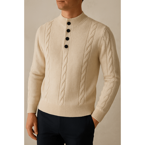 Suéteres de Punto Trenzado para Hombre de Old Money Scholar - Product Image 5