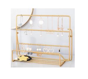 Soporte de exhibición de joyería de diseño fabuloso soporte colgante de joyería de Color dorado de Metal hecho a mano para uso de almacenamiento - Product Image 3