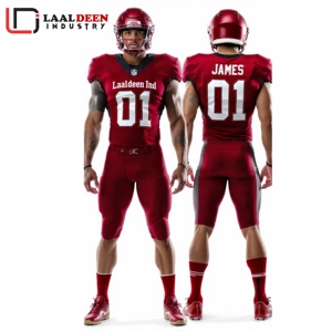 ชุดอเมริกันฟุตบอลมืออาชีพชุดระบายอากาศแห้งเร็วลายเสือดาวมีโลโก้ทีม - Product Image 1