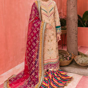 2025 Buteeq diseñador vestido de fiesta Formal sin costuras para mujeres más vendidos longitud Regular Salwar Kameez ropa India pakistaní - Product Image 1