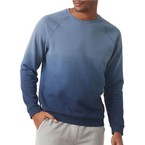 Polaire en coton biologique de qualité supérieure Pull décontracté unisexe uni surdimensionné à manches longues sur mesure Sweat-shirt d'hiver vierge pour hommes - Product Image 1