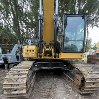 Excavatrice lourde CAT 374 d'occasion, 74 tonnes, 100% d'origine, année 2021, excavatrice sur chenilles Caterpillar à vendre