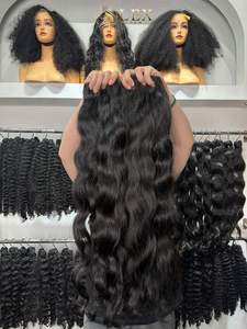 Extensiones de Cabello Humano Virgen Remy, Cabello Vietnamita 100% Natural, Ondulado con Ondas Profundas Sueltas y Rizos Italianos, Sin Procesar, Sin Caída - Product Image 3