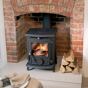 Juego de Herramientas para Chimenea Multicombustible, Quemador de Leña de 7KW, Aluminio, 630x430x630H mm, Moderno, para Uso en Interiores y Exteriores, Calefacción con Leña - Product Image 1