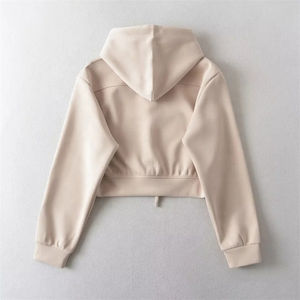 Mujer térmica cómoda suave suelta ligera algodón fitness Sudadera con capucha - Product Image 6