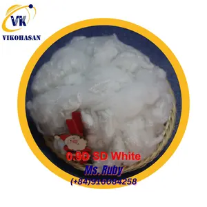 High quality 0.9D SD micro fiber 100% Polyester Staple Fiber A grade synthetic fiber and GRS recycled polyester fibre
