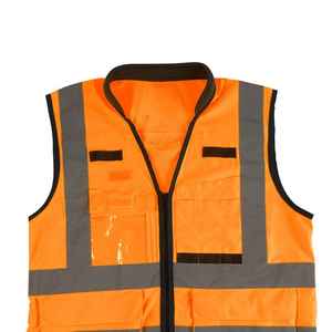 Chaqueta DE TRABAJO reflectante de alta resistencia de poliéster 100% de calidad para hombre, ropa de seguridad con 2 bolsillos hecha en Pakistán - Product Image 6