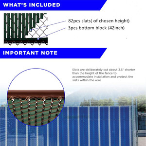Nhà Máy Giá HDPE Dọc Thanh Đôi Tường Dưới Khóa Riêng Tư Chèn Cho 4 '5' 6 '7' 8 'Chuỗi Liên Kết Hàng Rào - Product Image 2