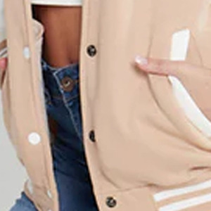 Veste universitaire pour femme en coton/polyester, imprimée, toutes couleurs, design tendance, respirante, séchage rapide, écologique - Product Image 6