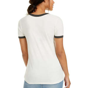 T-shirt Ringer Disney Frozen Be Brave Blu Extra Large per Bambini, 100% Cotone Jersey Traspirante con Decorazione a Lettere - Product Image 2