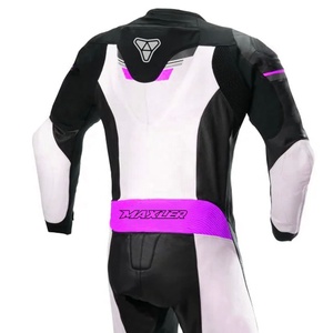 Blouson de moto 3/4 pour homme, imperméable, coupe-vent, en cuir, vêtements de sport, homologué CE, équipement réfléchissant, aérations - Product Image 4