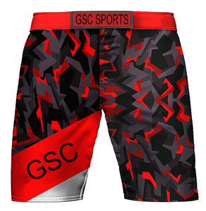 Short MMA imprimé de qualité supérieure, short mma de boxe imprimé par sublimation pour hommes et femmes avec motifs personnalisés - Product Image 6