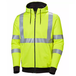Sudaderas de Seguridad de Alta Visibilidad con Franjas Reflectantes para Trabajadores de la Construcción, Sudaderas de Trabajo de Forro Polar en Venta - Product Image 1