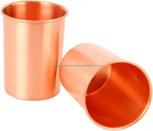 Simple design cup pure copper tumblers for drinking ayurvedic health water vintage ideal for home and kitchen stores for resale