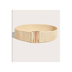 Cinturón Elástico Tejido con Hebilla Entrelazada para Mujer, Cinturón para Chaqueta, Cinturón para Camisa, Cinturón para Vestido - Tejido - Product Image 3