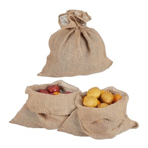 50kg Jute Gunny Sack Bag Emballage textile vide pour café et cacao pour le stockage et le transport - Product Image 2