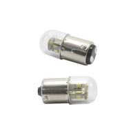Ampoule LED BA15D pour tour de signalisation 220V 110V 48V T16 G18 1.2W, lampe d'avertissement miniature pour indicateurs d'équipement de machine CNC