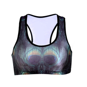 Vente en gros du fabricant Soutien-gorge de sport sans couture pour femmes Séchage rapide Gym Workout Active 4 Way Stretch Yoga Bra Simple 2 pièces - Product Image 5