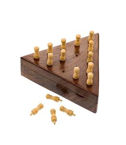 Jeu de dominos en bois - Dominos traditionnels double six avec étui métallique - Jouets promotionnels - Product Image 2